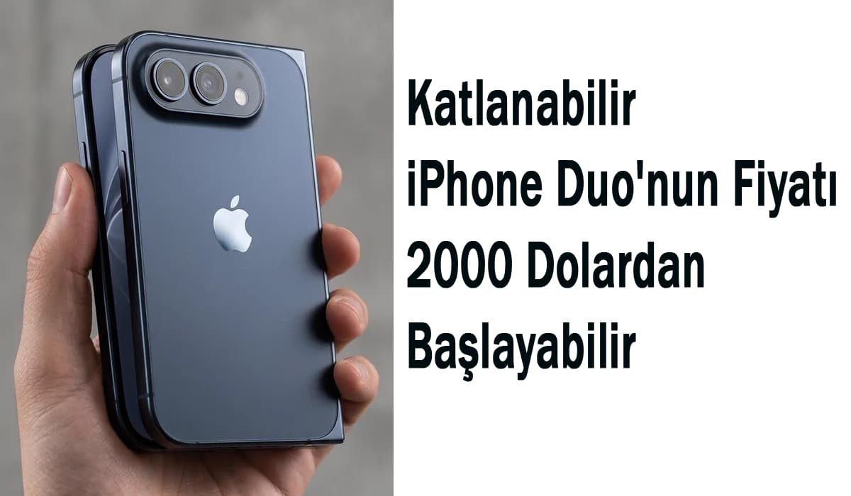 Katlanabilir iPhone Duo’nun Fiyatı 2000 Dolardan Başlayabilir