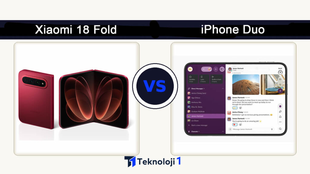 Xiaomi 18 Fold vs iPhone Duo